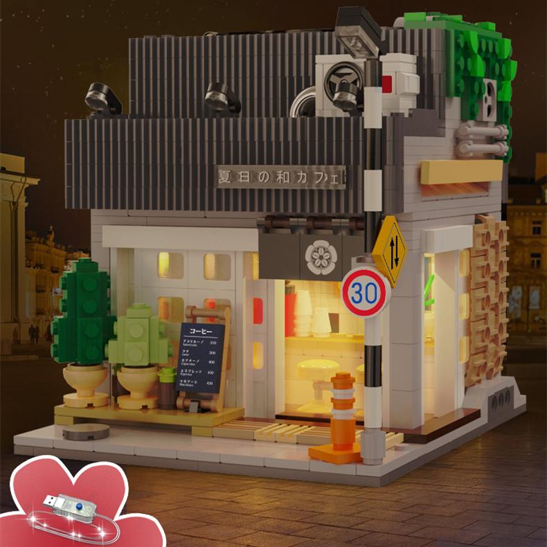 

Cada C66007 Summer Breeze Coffee Shop Развивающие игрушки Строительные блоки Игрушки Модель Строительные наборы Игрушки и хобби для детей Without Box