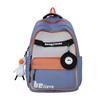 Retro backpack for girls, high school students, junior high school students, contrasting schoolbags, men's computer backpacks