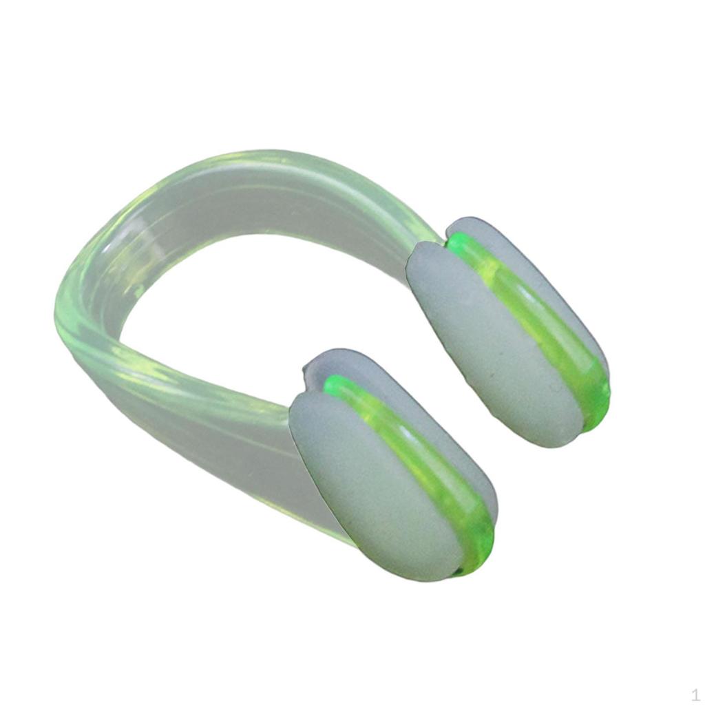 Nose Plug Clips for Swimming Silicone Clip Grip Reusable Swim Training Peg