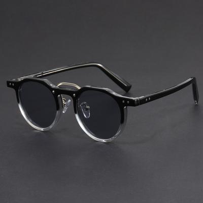 Retro Metal Frame Oval Sunglasses for Women Men Trendy Punk Round Sun Glasses Luxury Brand Designer Driving Shades Lentes De Sol