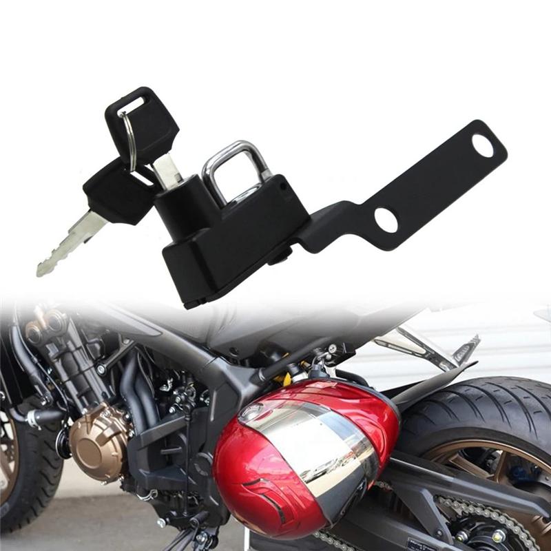 NEW-Motorcycle Helmet Lock For Honda CB125R CB150R CB250R CB300R CB500R CB650R CBR650R Motorcycle Parts