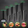 Ceramic Knives Kitchen Knives Set 3 4 5 6 Inch Chef Knife Cook Set Chef Utility Slicer Vegetable Peeler White Zirconia Blade