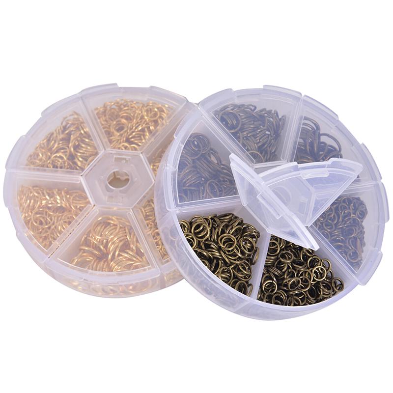 1Box Open Connector Jump Rings Loops Split Rings Jewelry Making Diy Crafts Diy
