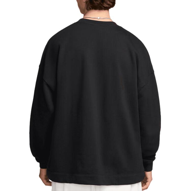 Nike Sweatshirts Unisex Black Crew Neck Moderate Regular IF0748-010