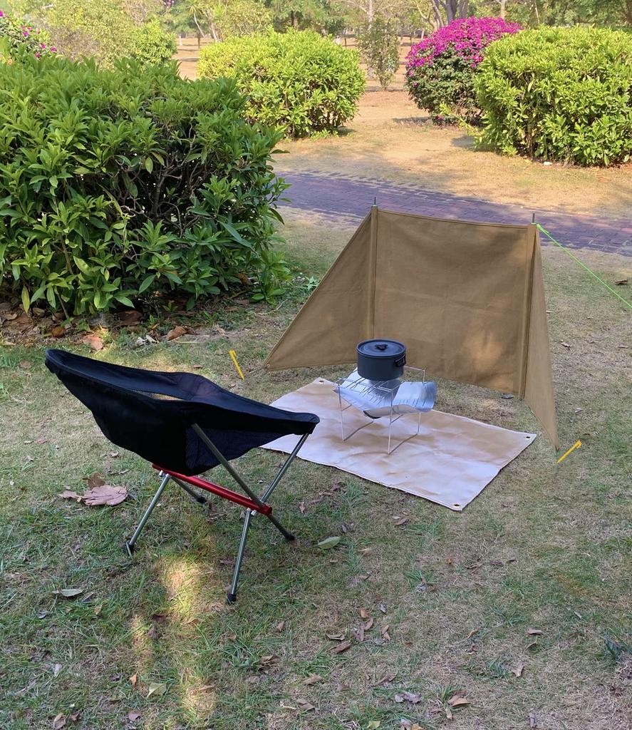 Bonfire storage bag included tent, cotton, camping, outdoor, canvas, bonfire, windproof, windscreen, privacy, windscreen, (bonfire tent)