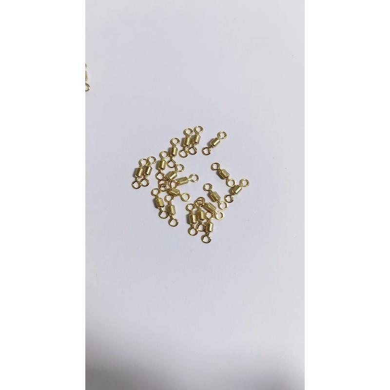 UEDA Embossed Alloy Figure-8 Swivel Ring with High Tensile Strength
