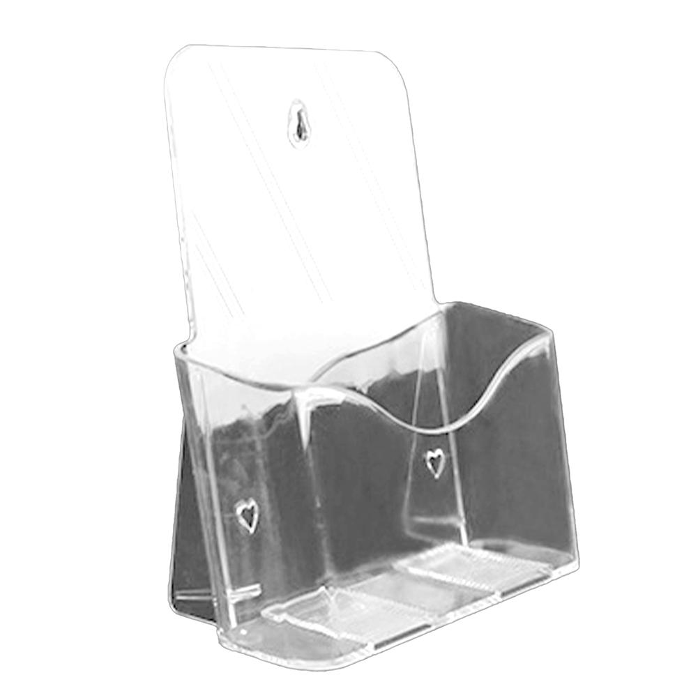 High Quality Acrylic Brochure Holder Clear Display Stand Non Slip Slot Number Of Pieces Pcs Widened Base X Inches