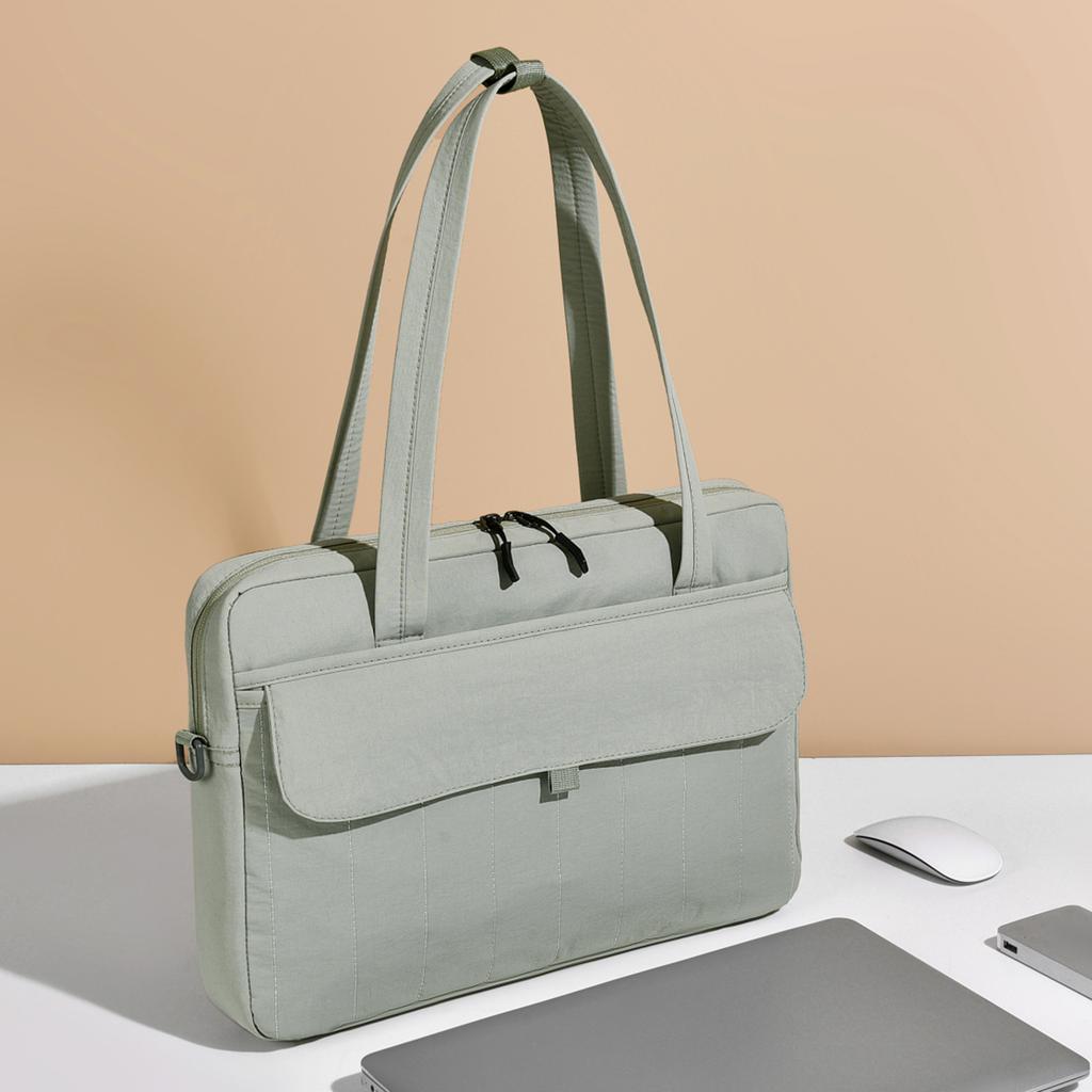16inch Laptop Bag 14inch High-End Tablet Storage Shoulder Commuter Handbag Women's Shoulder Bag 15inch Simple Commuter iPad Protective Bag