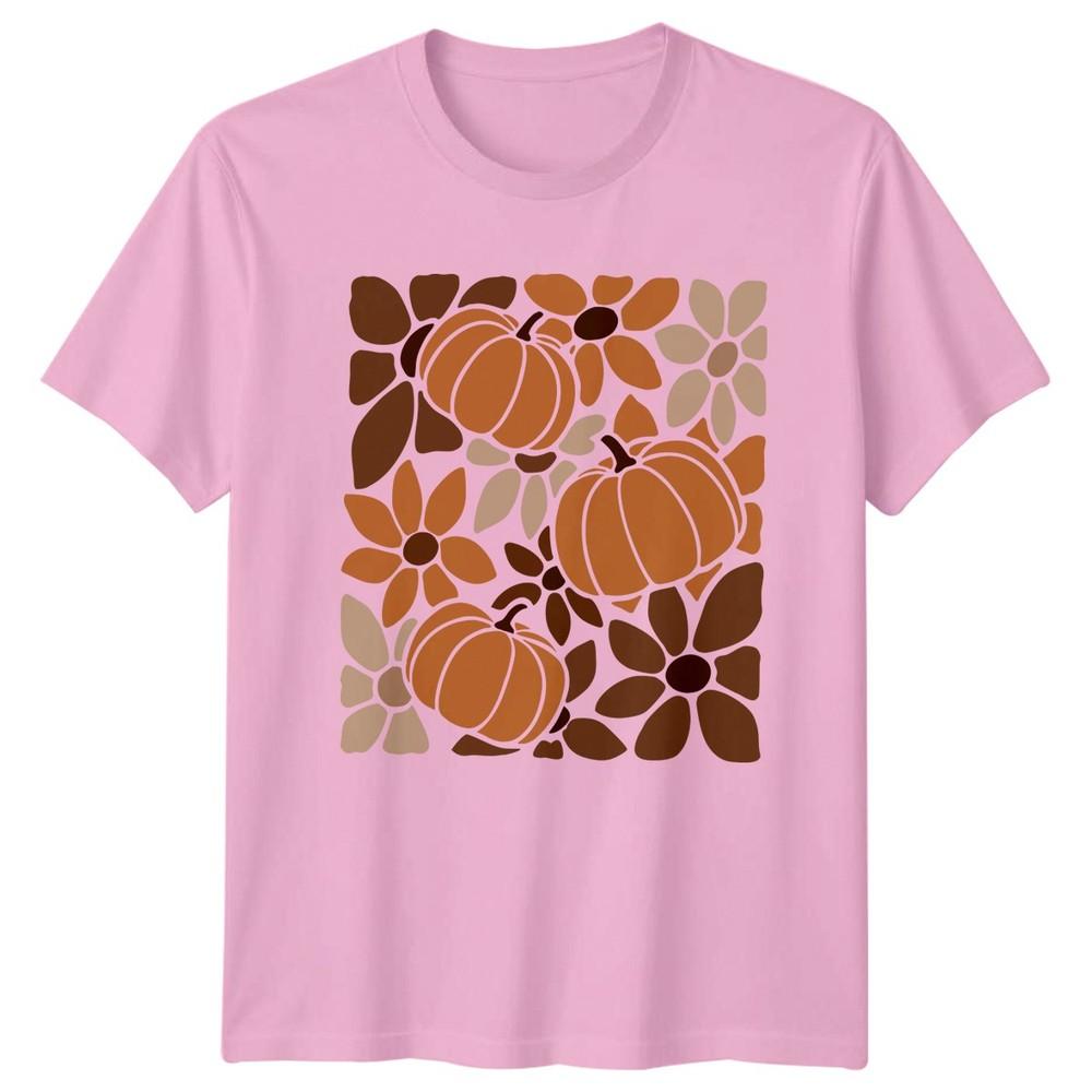 Pumpkin Harvest Autumn Unisexs Unisexs TShirt Graphic Tee Fall Season