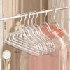 Clothes Rack Women'S Traceless Household Transparent Plastic Clothing Store Gold Powder Drying Rack