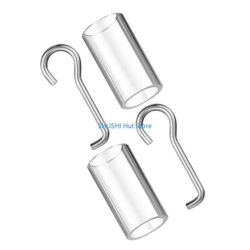 

2 Set Curtain Blind Wand Hook and Sleeve for Blind Wand Replacement Accessories D57B China Mainland