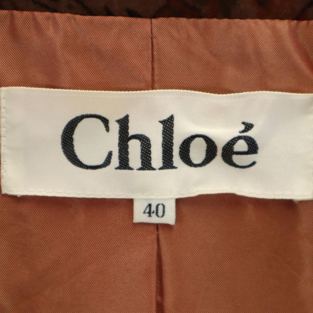 Chloe Overall handle No color jacket 40 Brown Women Used