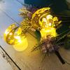 Ramadan Decoration Eid Mubarak Iron Candle LED Light Ornament Islam Muslim House Party Decoration Gift Not Include Battery
