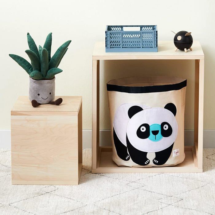3 Sprouts - Panda Toy Bag - Elements for Kids