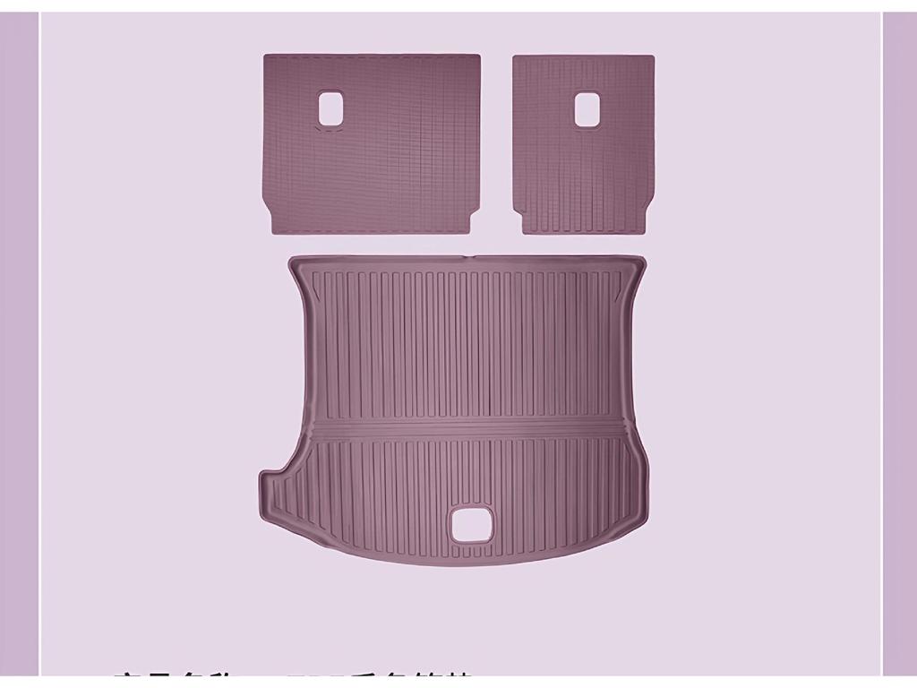 Compatible Xiaomi YU7 Trunk and Backrest Non-Slip Mats - Interior Protection Accessories.