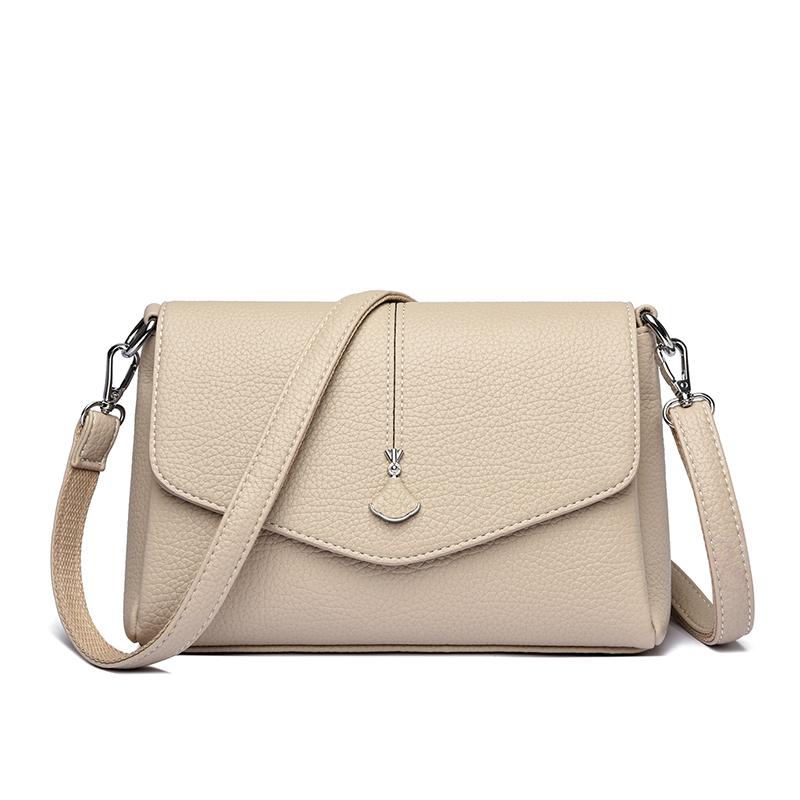 

Ladies PU Leather Shoulder Bag, Versatile Handbags for Women, Crossbody Purse with Lg Strap, Top Handle Tote Bag, Fashi Bags бежевый