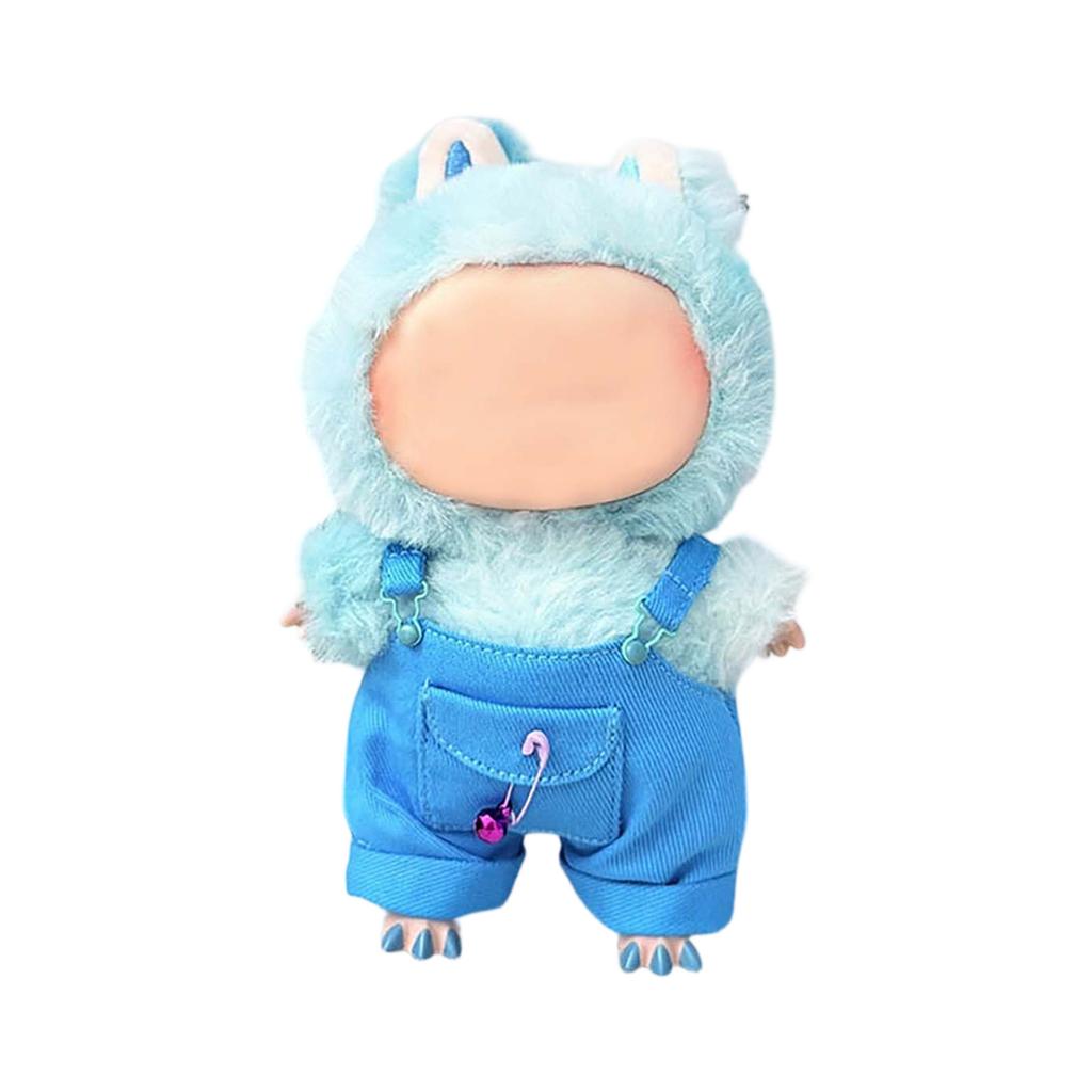 17cm Doll Clothes Overalls Baby Pendant Clothes Suspender Pants Clothes Replacement Trend Gift