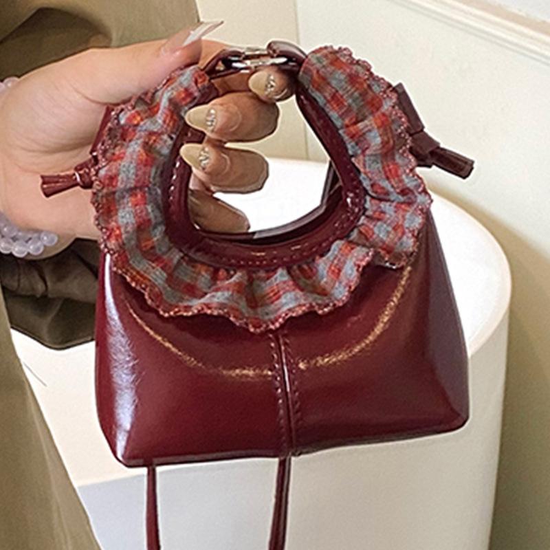 Mini Hand-held Small Bag, Fashionable and Niche Design Crossbody Bag, Stylish Lace Coin Purse