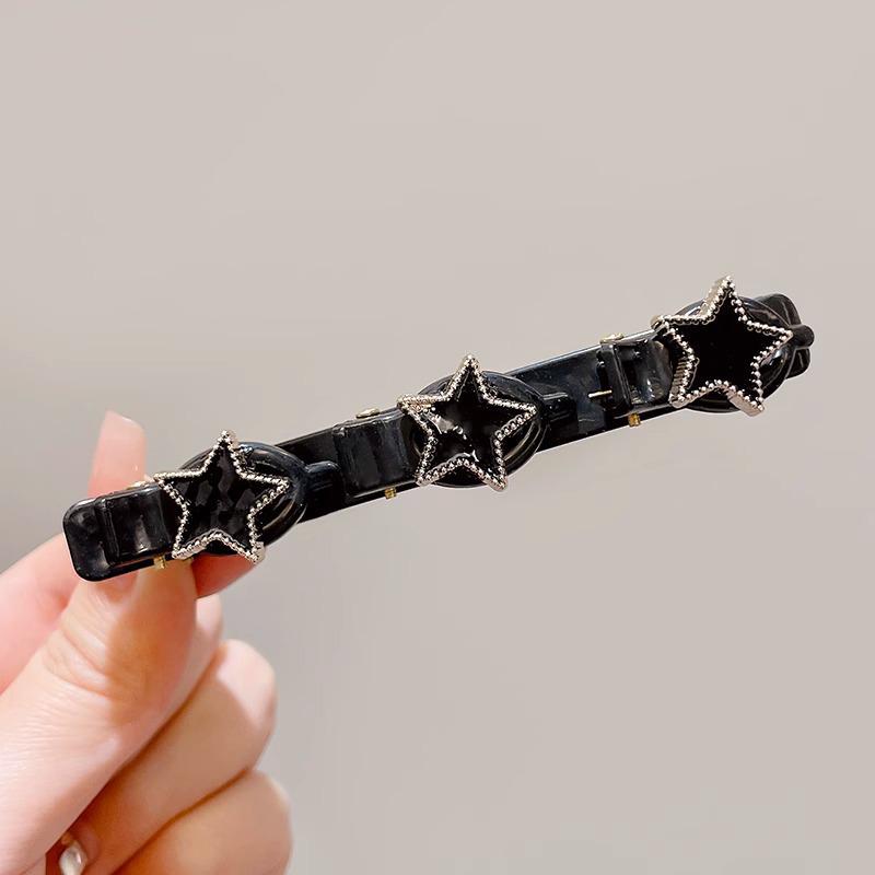 Autumn & Winter Coffee Hair Clip: Women's Seamless Duckbill, BB & Bangs Clips