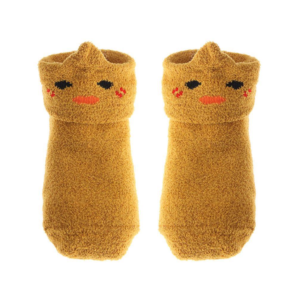 

Baby Cute Animals Thickening Antislipper Slippers Floor Sox Coral velvet socks Шкарпетки для новонароджених малюків XS-Style5