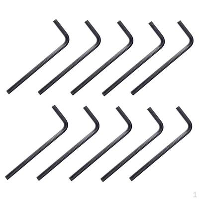10 kusů 3mm kytarový šestihranný klíč pro elektrické Tremolo Bridge Black