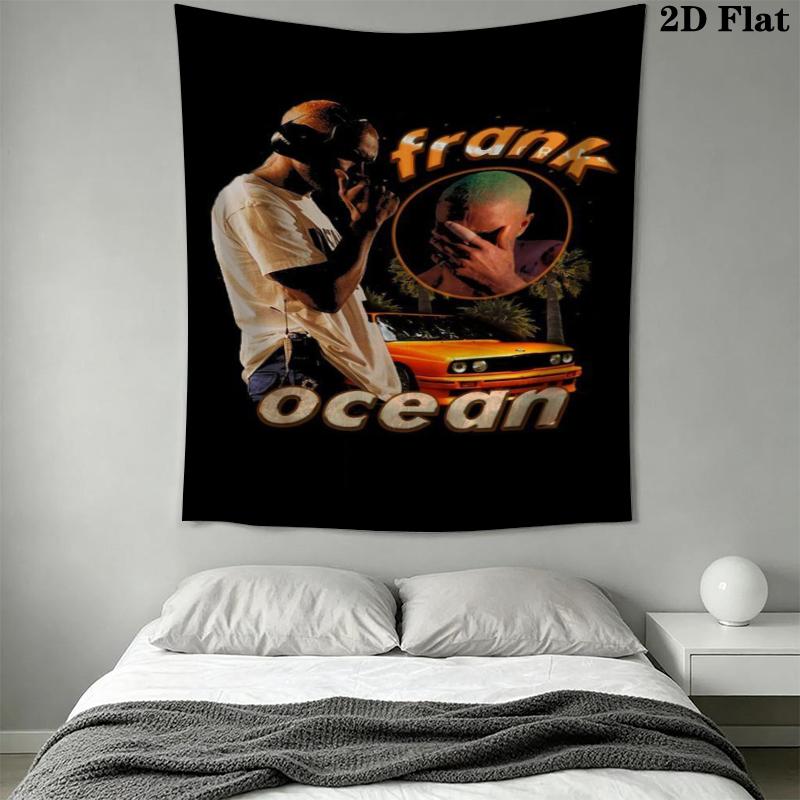 Frank Ocean Wandteppich Ästhetischer Wandbehang Bedruckte Stoffdecke Dekorative Wandteppiche für Schlafzimmer Wohnzimmer Heimdekoration