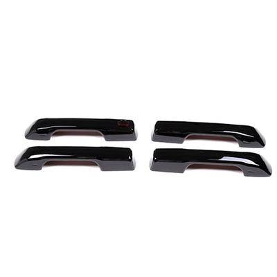 Piano Black Car Exterior Side Door Handle Cover Trim 4pcs For Toyota Tundra 2022-2023