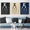 Gráfico de Snellen Pintura em Tela Quadros de Parede Presentes para Oftalmologista Gráfico de Optometria Vintage Impressões de Arte Decoração para Clínica Oftalmológica