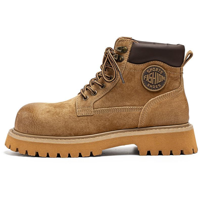Martin boots Martin boots men's British big head tooling shoes rhubarb boots retro platform flow shoes