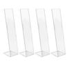 4 Pcs Acrylic Hair Band Display Stand Hair Clasp Hair Clasp Jewelry Display Holder for Shop Transparent