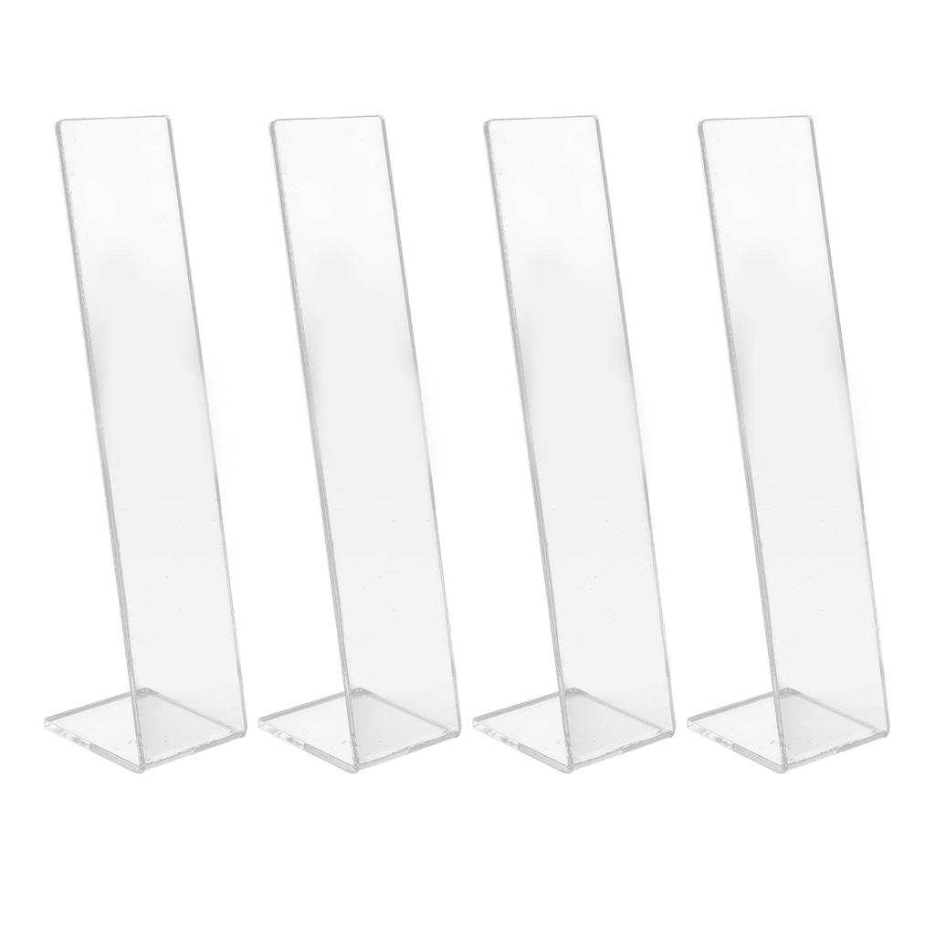 4 Pcs Acrylic Hair Band Display Stand Hair Clasp Hair Clasp Jewelry Display Holder for Shop Transparent