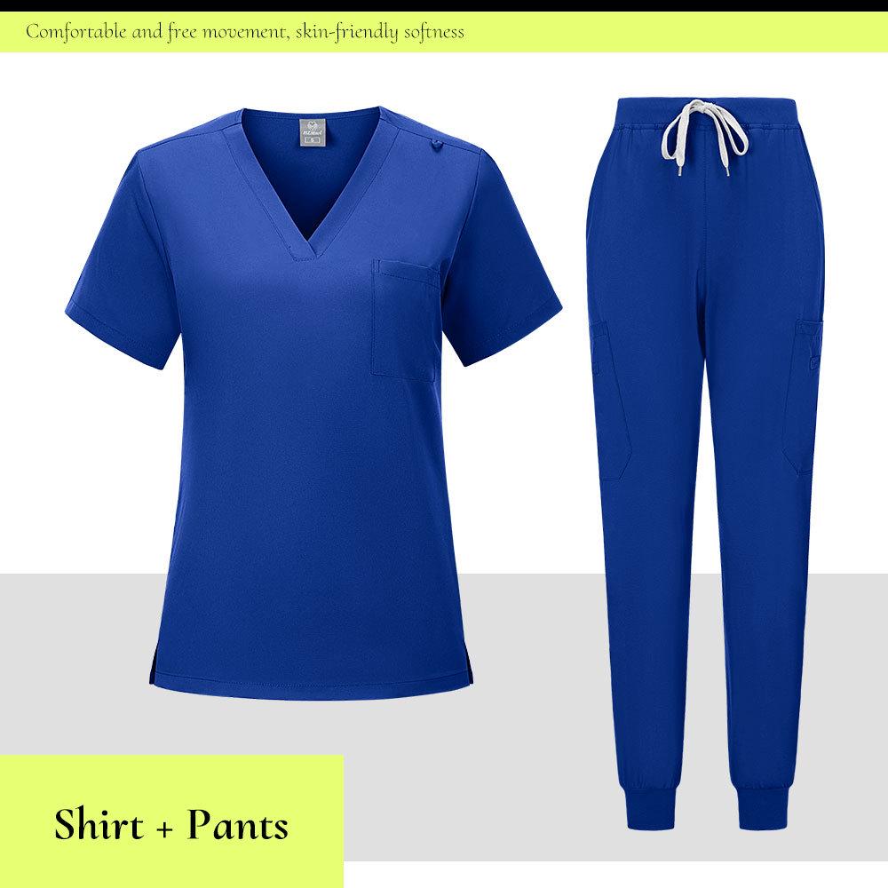 Unisex Medical Scrub Suit for Hospital Operating Room - Breathable, Sweat-Absorbent