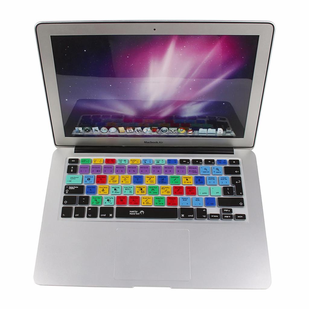 Keyboard Skin Hot Keys Keyboard Cover for 13"A1466 A1369 A1278 A1425