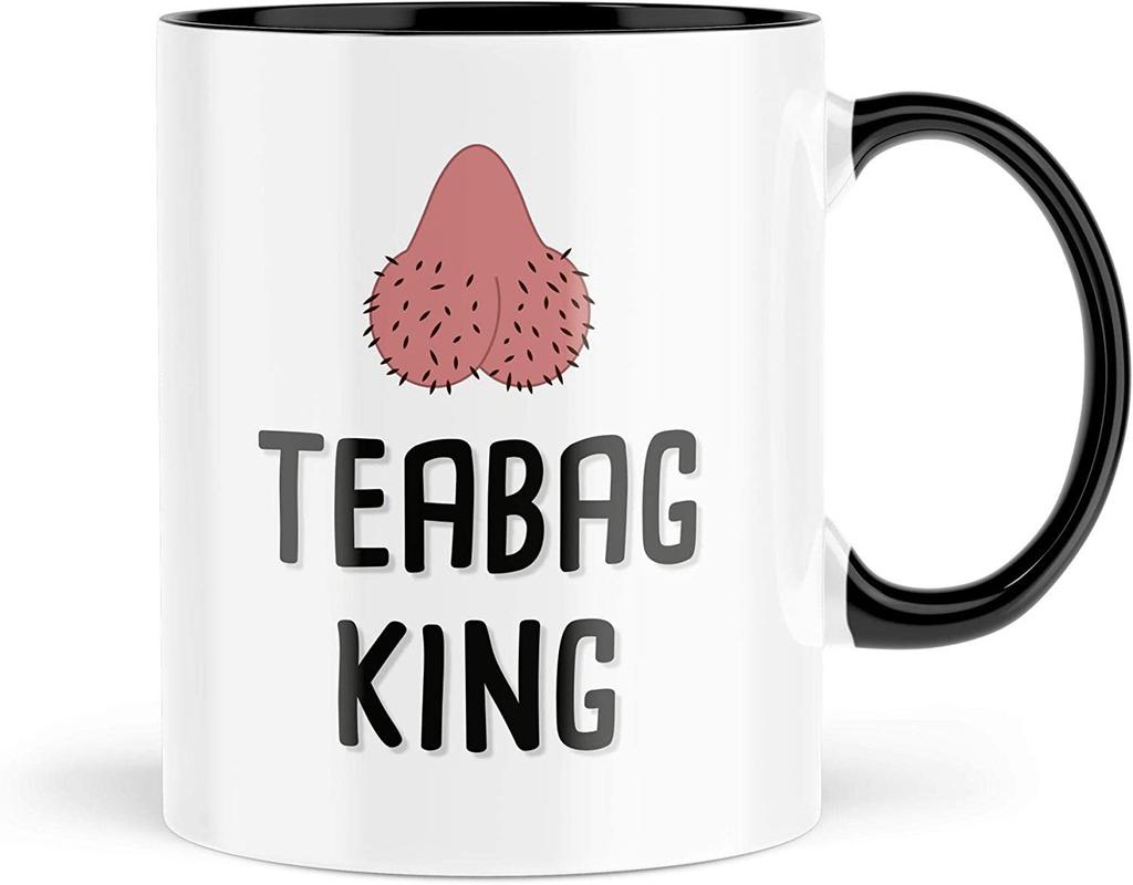 Loveteabagging Hanging Tea Bag Ceramic Coffee Mug Water Cup Temperature-Sensitive Color-Changing Cup Teabagging