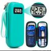 Waterproof Insulin Cooler Travel Case Reusable with Thermometer Display Medicine Insulin Cooling Bag Insulated Portable