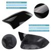 Car Rearview Mirror Cover Trim Car Assecories For BMW F25 X3 F26 X4 F15 X5 F16 X6 2014-2018 Bright Black Carbon Fiber