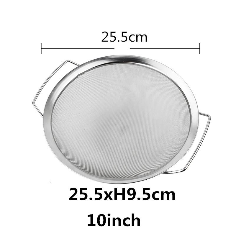 Ölaufbewahrung mit Frittierölsieb, Korb, Schüssel, Kochutensilien, Netz, Ölleck, Edelstahlfilter, Netz, frittierte Ölschlacke