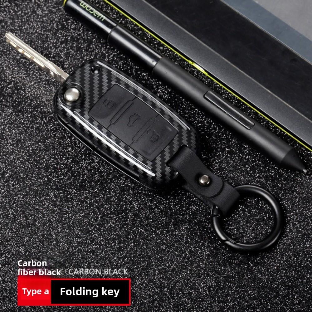 For VW Key Case for Magotan Passat Tiguan L Touareg Golf T-Roc Sagitar Car Keys Holder