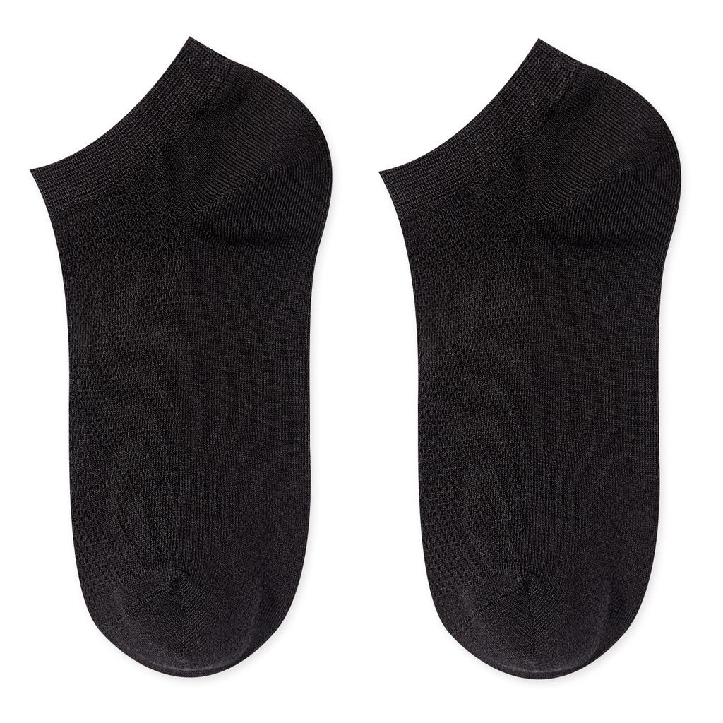 Sock - Summer Lightweight Pure Cotton Anti-Bacterial Odor-Resistant Solid Color Short Socks - Cotton Absorbs Sweat - Simple and Versatile