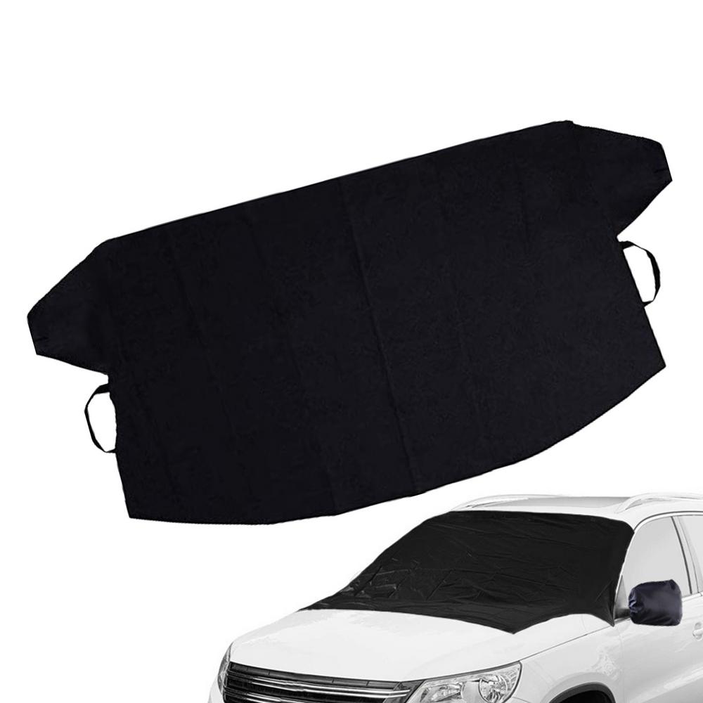 Snow Cover For Car Weatherproof 600D Oxford Magnetic Car Windshield Snow Cover All-Season Frost Guard Windshield Cover For Cars