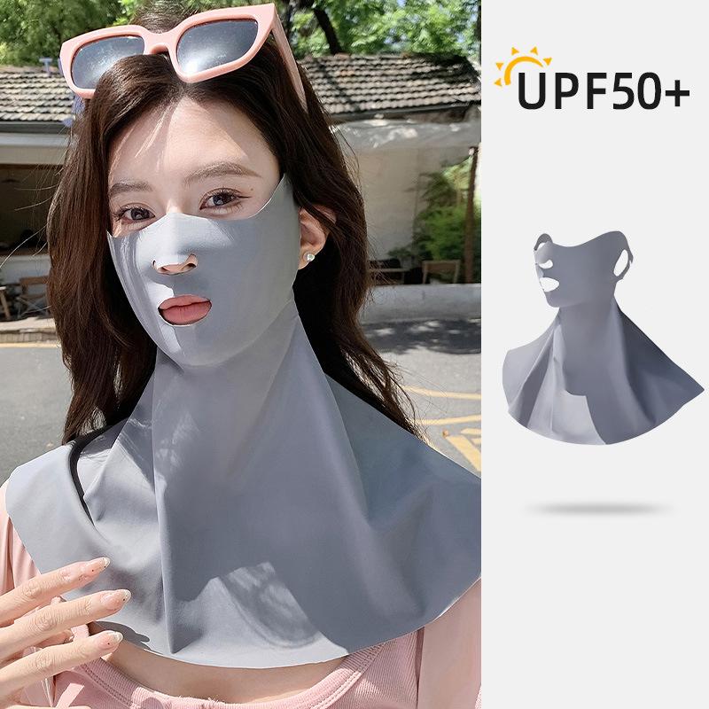 Outdoor Sports Running Face Guard Mask Ear-Hanging Open Mouth Nose Breathable Sun Protection Mask Anti-Uv Riding Face Mask