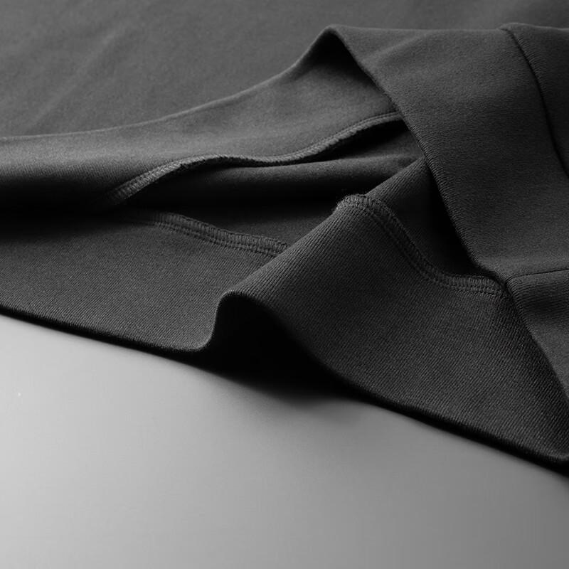 Dibinzhe Men's Plus Size New Chinese Style Zipper Stand Collar Loose Fit Long Sleeve Sweatshirt