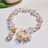 Lily of the Valley Butterfly Bracelet - Multi-Style Beaded Star & Moon Design