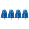 4PCS Fishing Diving Board Blue Plastic Round Belly Fishing Trolling Diving Board Tool for Boat Fishing Deep Sea Fishing
