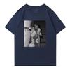Fashion Kate Moss Vintage Graphic Street Hip Hop Short Sleeve Tshirts Unisex Women 100 Cotton Oversized Summer Tee Shirt Unisex