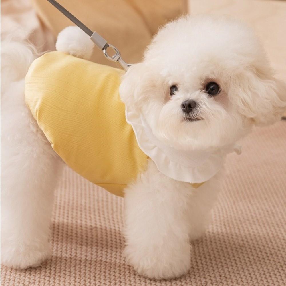Cartoon Dog Warm Coat Tail-shaped Winter Down Jacket Cute Dog Rabbit Collar Vest  Small Dogs