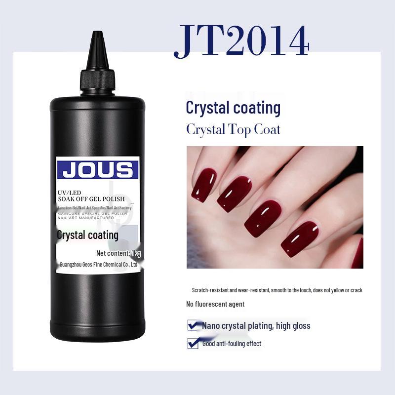 Nail Salon Electroplating Top Coat: Scratch-Resistant, Anti-Yellowing, Anti-Stain, Wear-Resistant, Super Bright Gel