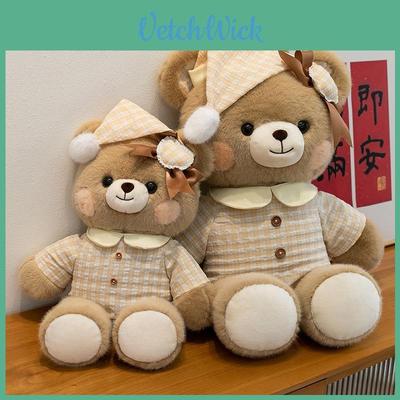 Cute Pajamas And Hats Teddy Bears Plush Toys Doll Children Toy For Kids And Home Decor