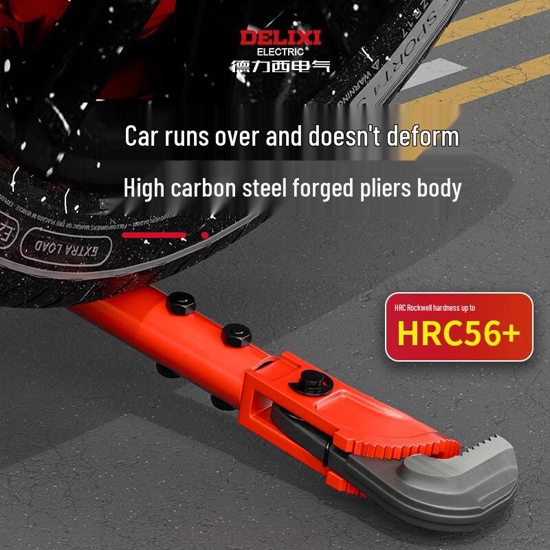 Delixi Industrial Grade Rebar & Pipe Wrench