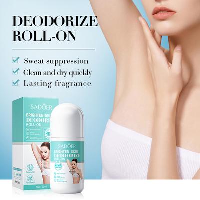Loción antitranspirante de 50 ml, refrescante y perfumada, con efecto antitranspirante y no pegajoso.